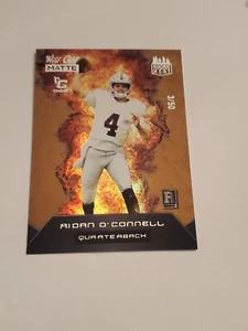 2023 Wild Card Matte Rookie Heat Aidan O'connell /50 - Picture 1 of 2