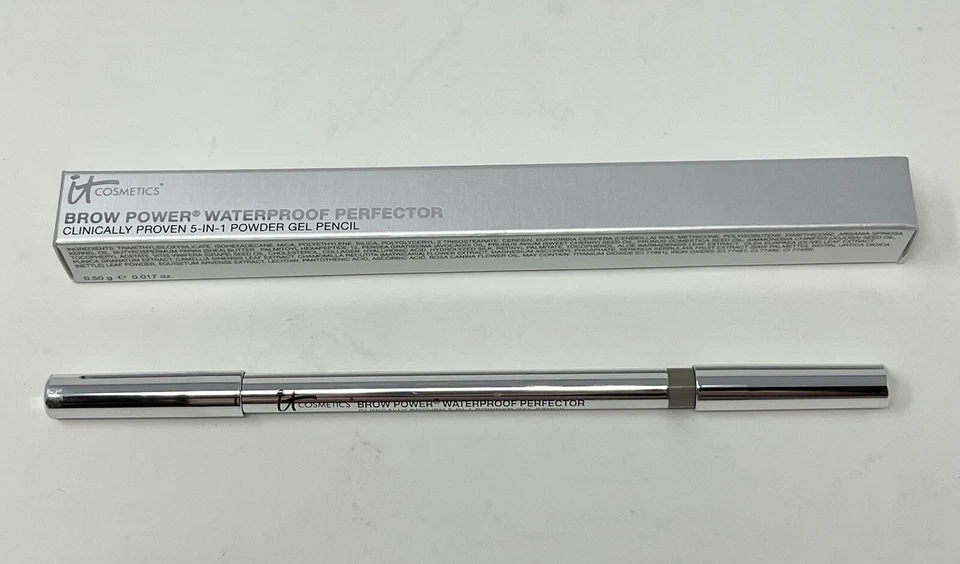IT Cosmetics Brow Power Perfector 5 In 1 Waterproof Powder Gel Pencil Gray .5g - Image 1 of 4