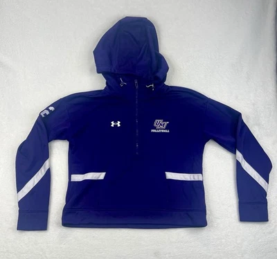Under Armour University of Montevallo Volleyball Hoodie #2 Team Issued Sz Large - Image 1 of 4