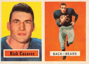 RICK CASARES 1957 TOPPS FOOTBALL #55 - Picture 1 of 2