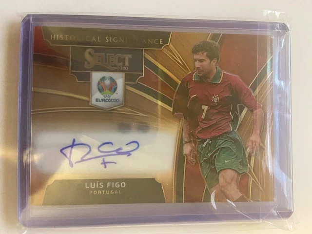 2020 PANINI SELECT (COOPER PRIZM) /49 LUIS FIGO,   READ AD ABOUT CARDS!!!! - Image 1 of 4