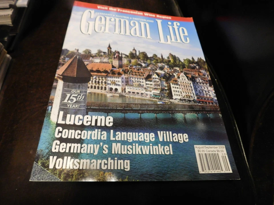 German Life Magazine (Austria,Switzerland) Some Wear & Handling 2009 Aug Sept Foto 1 de 1