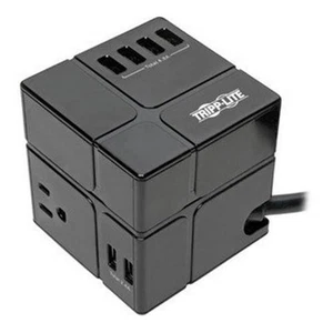 Eaton TLP366CUBEUSBB EATON TRIPP LITE SERIES PROTECT IT 3-OUTLET POWER CUBE SURG - Photo 1/1