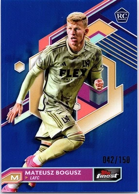 2023 Finest MLS #70 Mateusz Bogusz Blue Refractor - Image 1 of 2