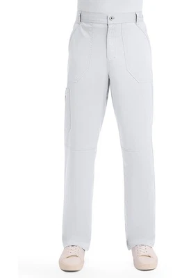 Pantalón Corto Scrubs Cherokee Workwear Hombres Fly Front WW140S BLANCO Blanco Envío GRATIS Foto 1 de 4