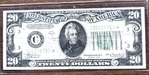 1934-A $20 Federal Reserve *STAR* Note Philadelphia - Picture 1 of 7