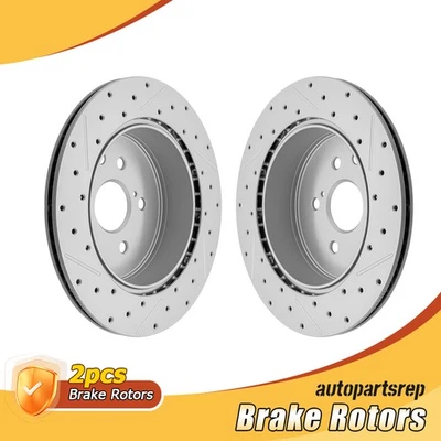 Rotores de freno traseros perforados de 12,2 pulgadas para Lexus IS300 GS350 RC350 GS450H RC200T Foto 1 de 4