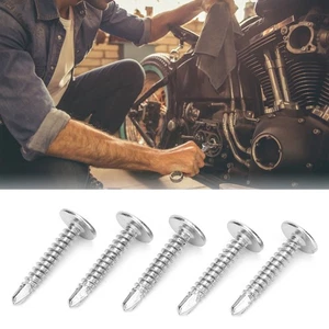 500x Self Tapping Screws 410 Stainless Steel M4.2x25mm Screw Crossed Grooves - Picture 1 of 15