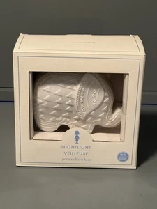 Pottery Barn Kids Ceramic Elephant Nightlight • New In Open Box • - Picture 1 of 10