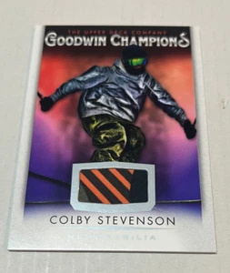 2021 Upper Deck Goodwin Champions Memorabilia Colby Stevenson #M-ST - Picture 1 of 2