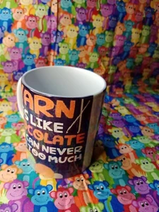 Yarn And Chocolate Coffee Mug - Picture 1 of 5