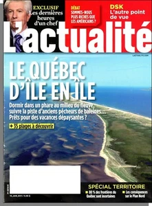 L'Actualite - 2011, 15 Juin - Le Quebec D'Ile en Ile - Picture 1 of 2