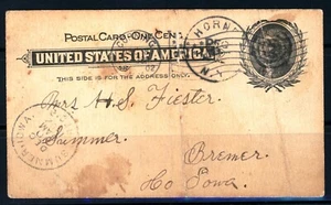 USAstamps Used US 1902 Nice Very Old Postcard  - Picture 1 of 2