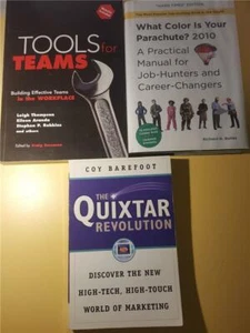 3 Books Work Place Quixtar Revolution Color is Your Parachute Tools For Teams - Picture 1 of 1