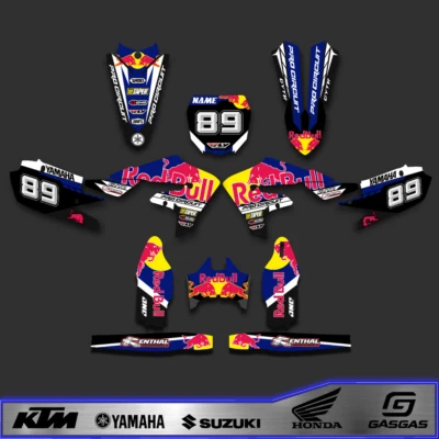 Kit de gráficos para YAMAHA YZ 250F YZ 450F 2018 2019 2020 yz450f 2018-2021 Foto 1 de 4