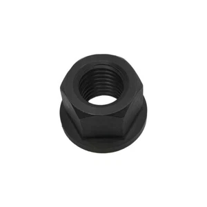 Black Oxide Finish 5/8"-11 Thread Flange Nut Steel Hex Threading 10 Pc - Picture 1 of 5