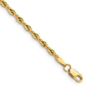 Collar de cadena de cuerda semisólida de 14 ky 2,5 mm - Imagen 1 de 2