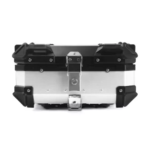 25L Tail Box Universal Motorcycle Rear Top Tool Box Luggage Case Bag Saddlebags - Picture 1 of 6