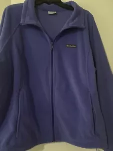Women’s Size 3X Columbia Full Zip Fleece Jacket Purple Lotus - Picture 1 of 3