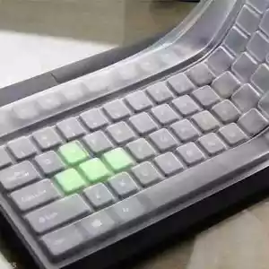 1 x Protector Universal Transparente Teclado Silicona Cubierta PC Computadora Escritorio U6F7 - Imagen 1 de 11