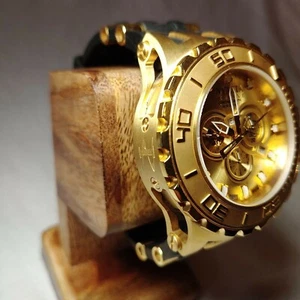 INVICTA SUBAQUA  MENS QUARTZ 52MM GOLD CASE -Needs new Battery  - Picture 1 of 12