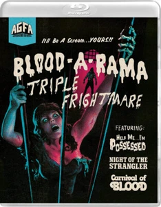 Blood-A-Rama Triple Frightmare Blu Ray AGFA & Something Weird Exploitation - Foto 1 di 1