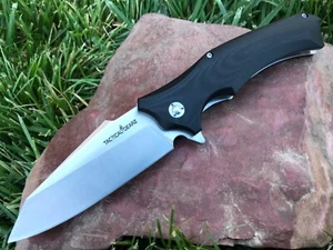 Premium EDC Folding Knife! G10! Ball Bearing Pivot! 9Cr18MoV Stainless Blade! - Picture 1 of 8