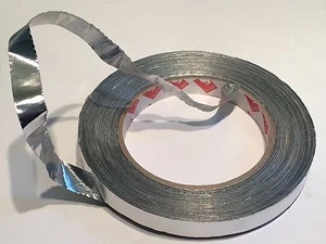 SCAPA 330D 12MM ALUMINIUM FOIL ADHESIVE TAPE 50M fbe2b - Picture 1 of 1
