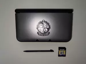 Nintendo 3DS XL LL Super Mario Silver Limited Handheld Console Tested - Picture 1 of 9