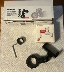 Tackform Black Motorcycle ALL METAL Phone Mount - 20MAXX Spring Cradle | BC3 ... - Zdjęcie 1 z 2