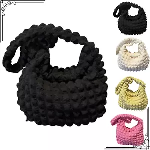 Lightweight Shopper Bag Ladies Black School College Messenger Crossbody Handbag - Picture 1 of 19