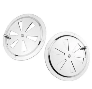 Φ 128mm 2x Boot Lüftungsgitter Rundes Belüftungsgitter Abluftgitter - Bild 1 von 6
