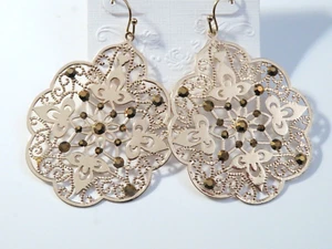 PENDIENTES GANCHO FILIGRANA ORO JESSICA SIMPSON - Imagen 1 de 2