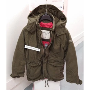 ABERCROMBIE & FITCH SOUTH NOTCH JACKE MANTEL OLIVGRÜN HERREN GRÖSSE MEDIUM - Bild 1 von 10
