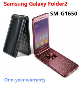 Samsung Galaxy Folder2 SM-G1650 4G LTE Flip Phone Android Keyboad Dual SIM PHONE