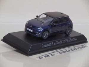 RENAULT R5 E-TECH 100% ELECTRiC CAR 2024 BLU BLUE NOREV 1/43 - Foto 1 di 3