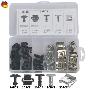 60x Motorabdeckung Unterfahrschutz Einbausatz Clips Schraube für Audi A4 S4 6 A - Bild 1 von 24