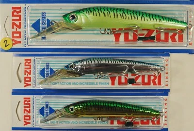 Lot of 3 Yo-Zuri Hydro Magnum R387 & R388 Trolling/Sinking Lures - Made in Japan - Image 1 of 4