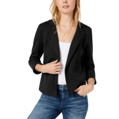 Chaqueta Blazer Top MAISON JULES NUEVA Para Mujer Manga 3/4 Tejida Sin Forro TEDO Foto 1 de 2