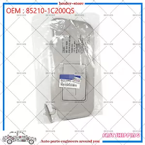 85210-1C200QS Sun Visor Inside Driver Left LH Gray HYUNDAI GETZ CLICK 2002-2012 - Picture 1 of 13
