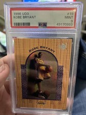 1996-97 Upper Deck UD3 Kobe Bryant Hardwood Prospects RC #19 PSA 9 Mint Lakers