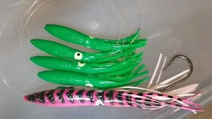 Tintenfisch Gänseblümchenketten Offshore Trolling Köder Lot (9) - Bild 1 von 9
