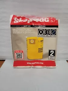 Bolsas de filtro de alta eficiencia Shop Vac 4 galones filtración fina seca solo 2 bolsas - Imagen 1 de 3