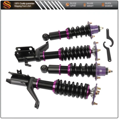 For Acura RSX 2002-2006 Coilovers Struts Adj Height Spring Shock Suspension Kits Foto 1 de 4