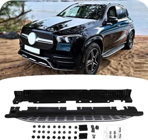 Side Steps for Benz GLE W167 350 450 580 2020 2021-2023 Running Boards Nerf Bar - Picture 1 of 7
