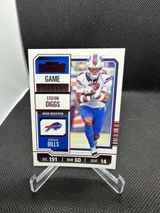 2023 Contenders Red Game Ticket #12 Stefon Diggs Buffalo Bills - Picture 1 of 2