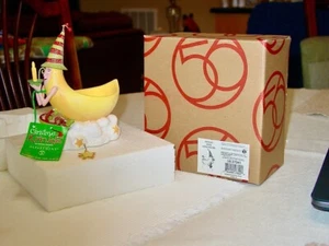 Dept 56 Krinkles Patience Brewster Halbmond Mann im Mond Elf Votivhalter Neu im Karton - Bild 1 von 2
