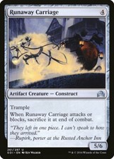 FOIL Runaway Carriage | MtG Magic Shadows over Innistrad | English | Near Mint