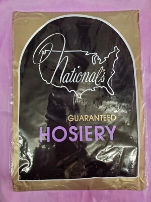 Medias altas hasta el muslo National de colección talla A beige natural 685 medias de nylon Sissy Foto 1 de 4