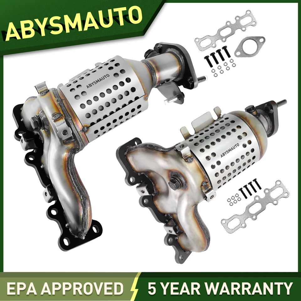 Left and Right Catalytic Converter For 2013-2019 Ford Taurus Explorer 3.5L Foto 1 de 4
